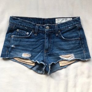 Rag & Bone Distressed Jean Short 23